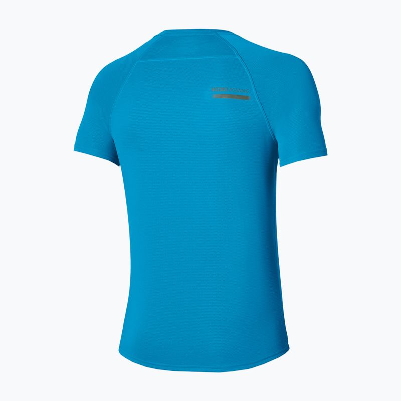 Футболка для бігу чоловіча Mizuno Active Dryaeroflow blue jewel 2