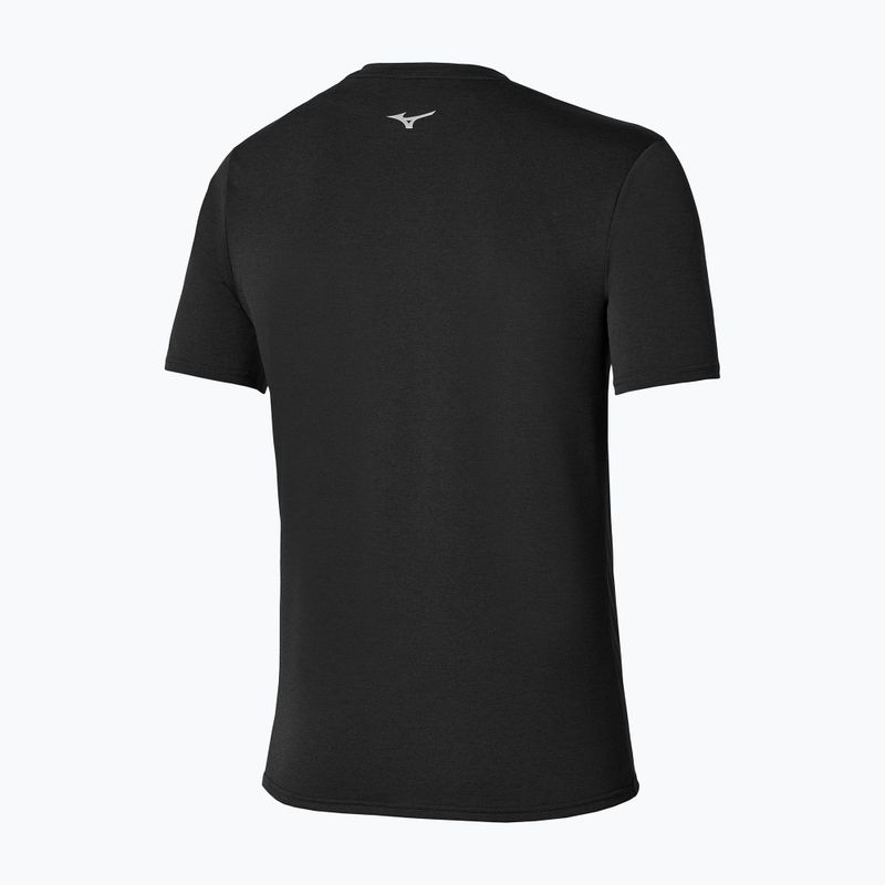 Футболка для бігу чоловіча Mizuno Core Runbird Short Sleeve Tee black 2