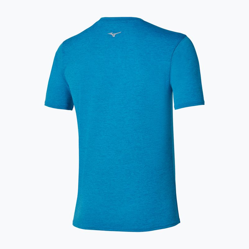 Футболка для бігу чоловіча Mizuno Core Runbird Short Sleeve Tee blue jewel 2