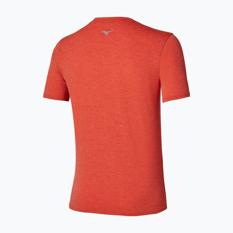 Футболка для бігу чоловіча Mizuno Core Runbird Short Sleeve Tee orange 2