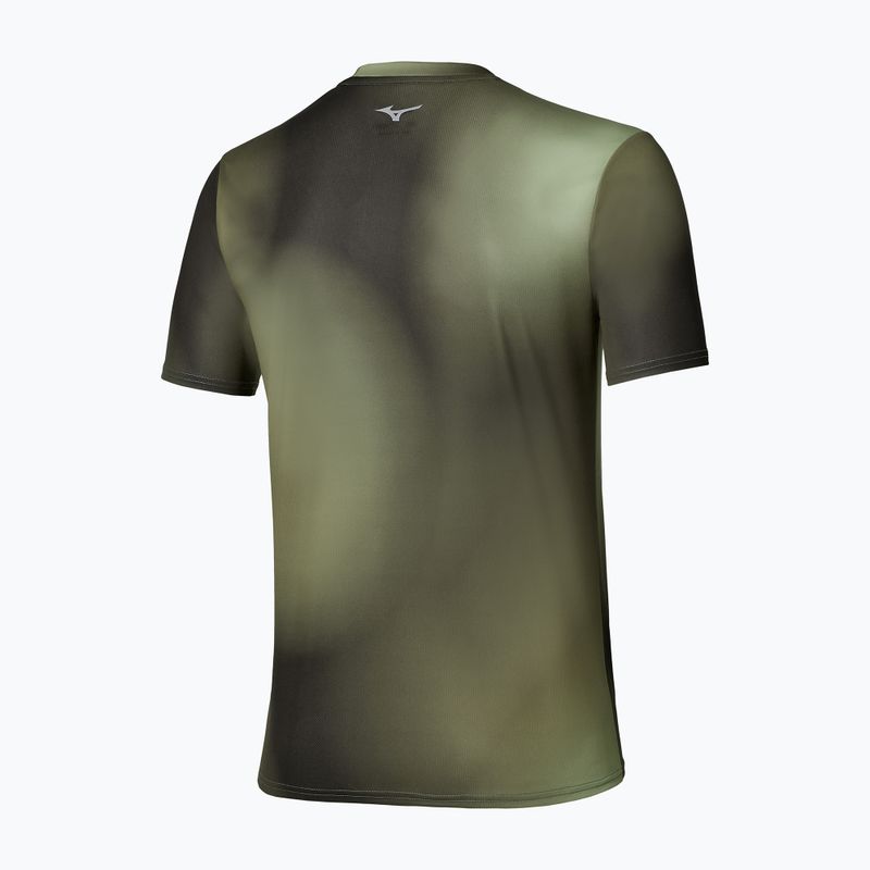 Футболка для бігу чоловіча Mizuno Core Graphic Short Sleeve forest night 2