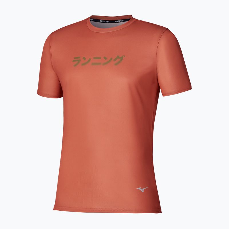 Футболка для бігу чоловіча Mizuno Core Graphic Short Sleeve ginger