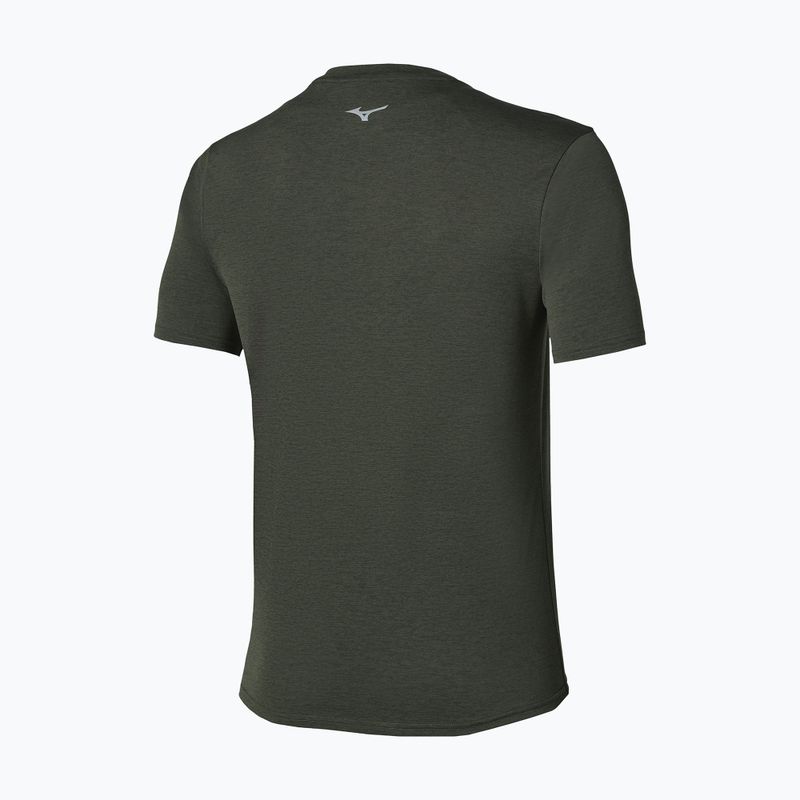 Футболка для бігу чоловіча Mizuno Core Impulse Short Sleeve Tee forest night 2