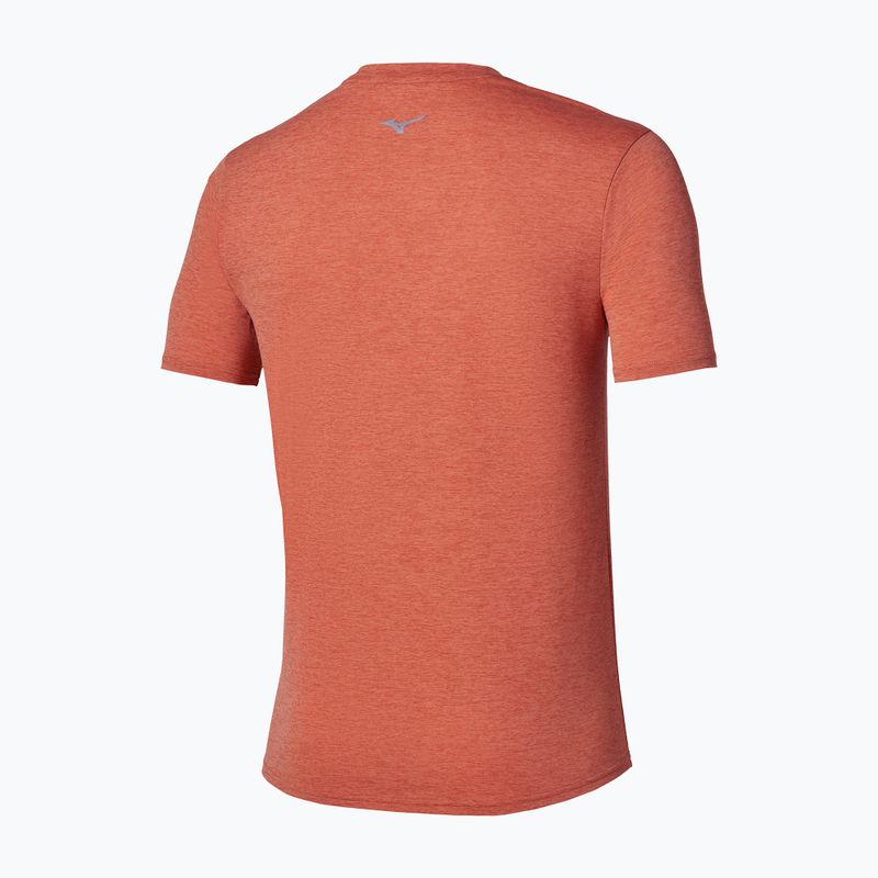 Футболка для бігу чоловіча Mizuno Core Impulse Short Sleeve Tee ginger 2