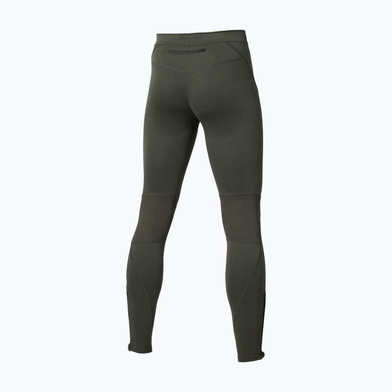 Легінси для бігу чоловічі Mizuno Active Warmalite Long Tight forest night 2