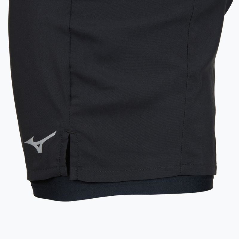 Шорти для бігу чоловічі Mizuno Multi Pocket 2In1 black 3