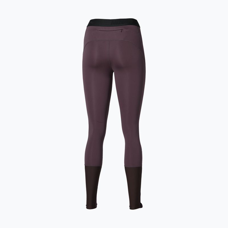 Лосини для бігу жіночі Mizuno Core Impulse Long Tight raisin 2