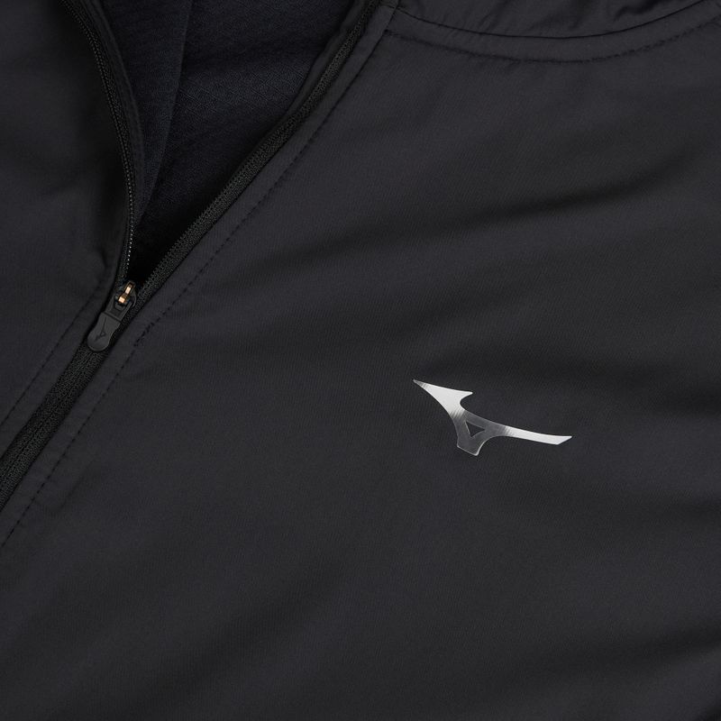 Куртка для бігу чоловіча Mizuno Active Warmalite Hybrid Full Zip Hooded Long Sleeve Top black 3