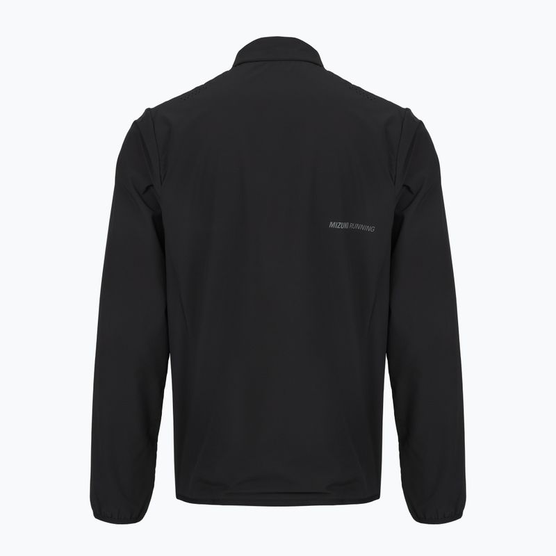 Куртка для бігу чоловіча Mizuno Tech Techfill Breath Thermo Jacket black 2
