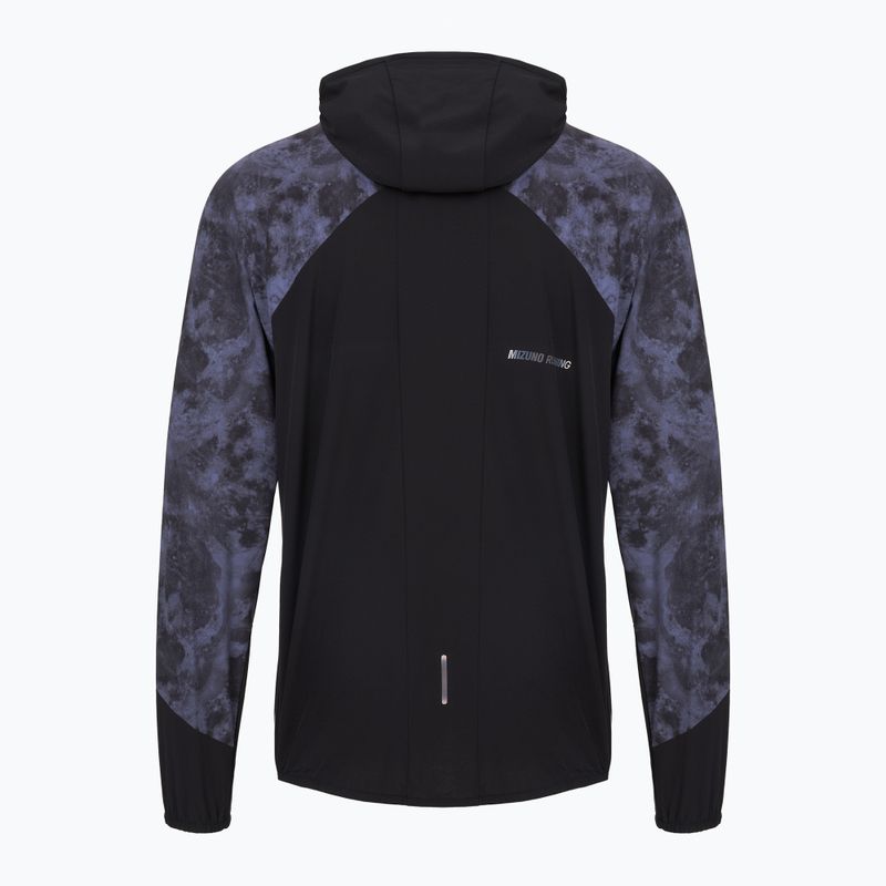 Куртка для бігу чоловіча Mizuno Active Alpha Hooded Jacket gekko 2