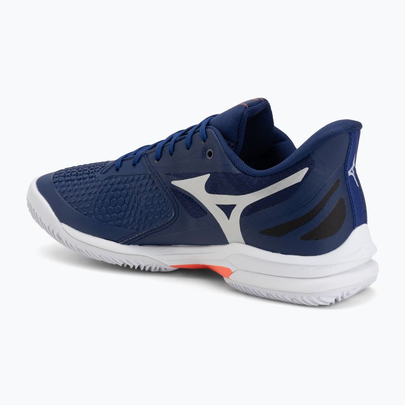 Кросівки тенісні чоловічі Mizuno Wave Exceed Tour 7 CC beacon blue/white/lava orange 3