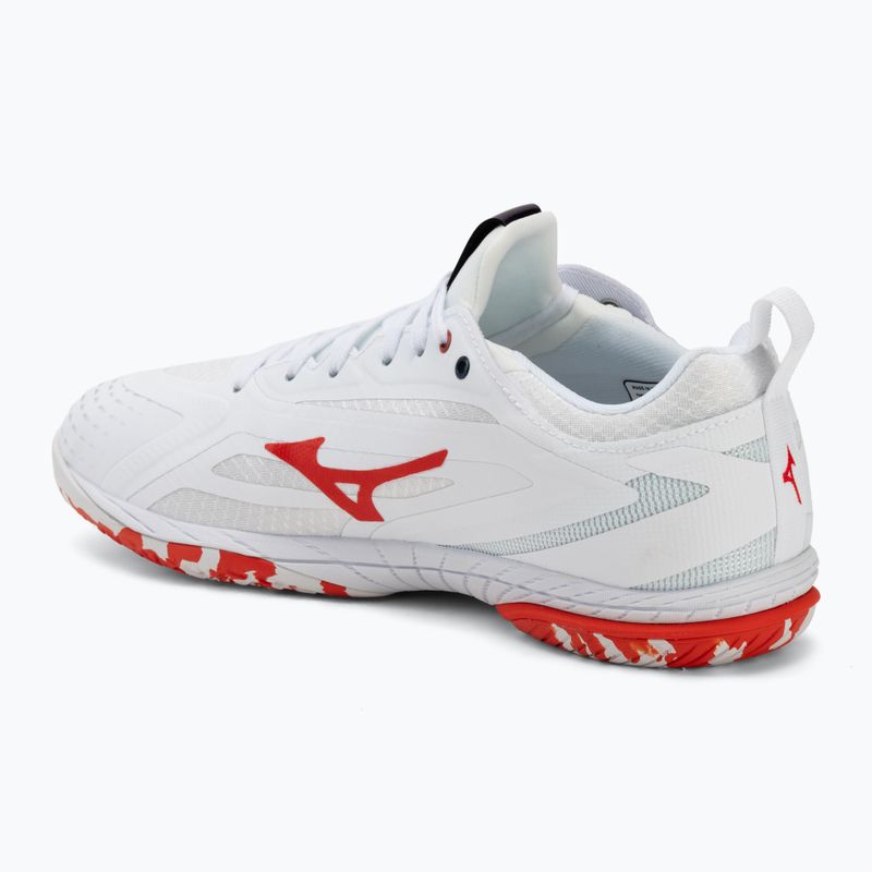 Кросівки тенісні чоловічі Mizuno Wave Drive Neo 4 white/insignia blue/orange 3