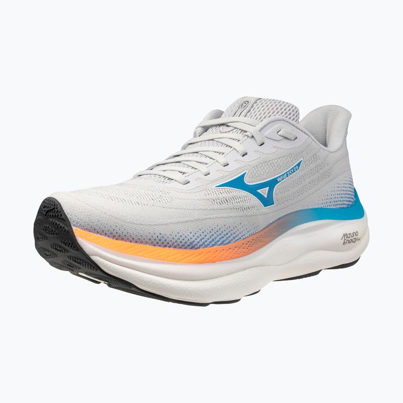 Кросівки для бігу чоловічі Mizuno Wave Sky 9 cloudscape/blue jewel/lava orange 3