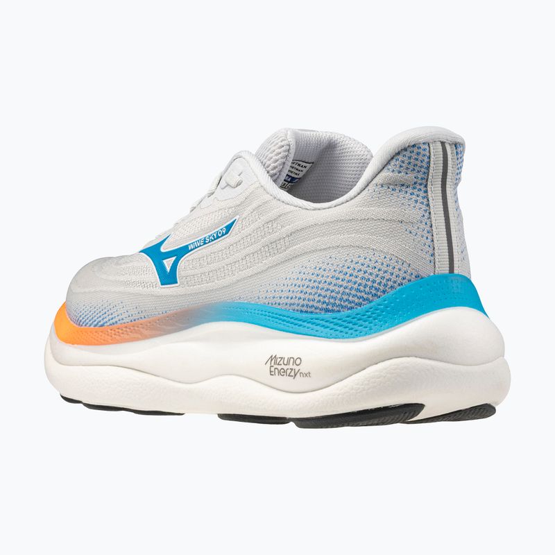 Кросівки для бігу чоловічі Mizuno Wave Sky 9 cloudscape/blue jewel/lava orange 4