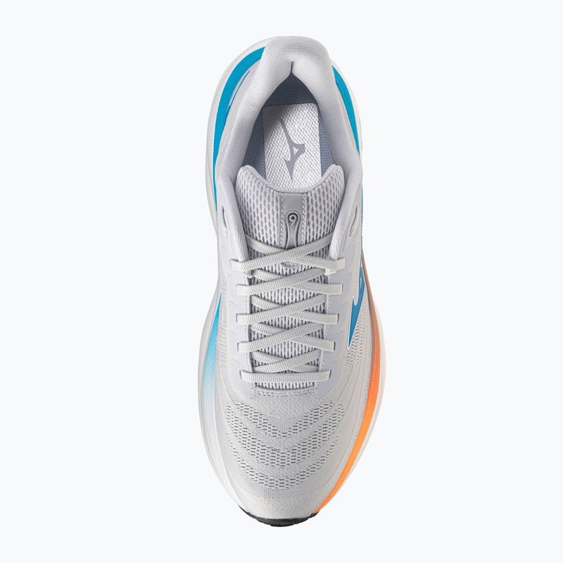 Кросівки для бігу чоловічі Mizuno Wave Sky 9 cloudscape/blue jewel/lava orange 7