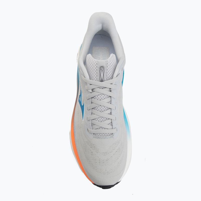 Кросівки для бігу чоловічі Mizuno Wave Sky 9 cloudscape/blue jewel/lava orange 5