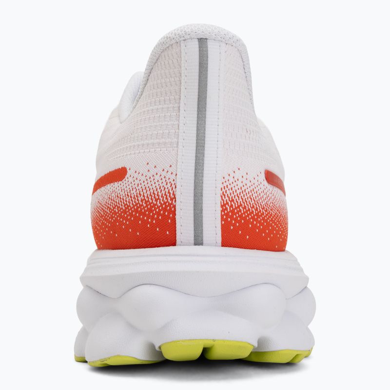 Кросівки для бігу чоловічі Mizuno Wave Skyrise 7 white/orange/evening primrose 6