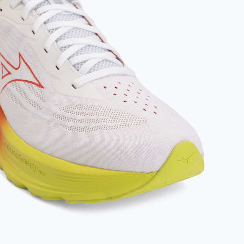 Кросівки для бігу чоловічі Mizuno Wave Skyrise 7 white/orange/evening primrose 7