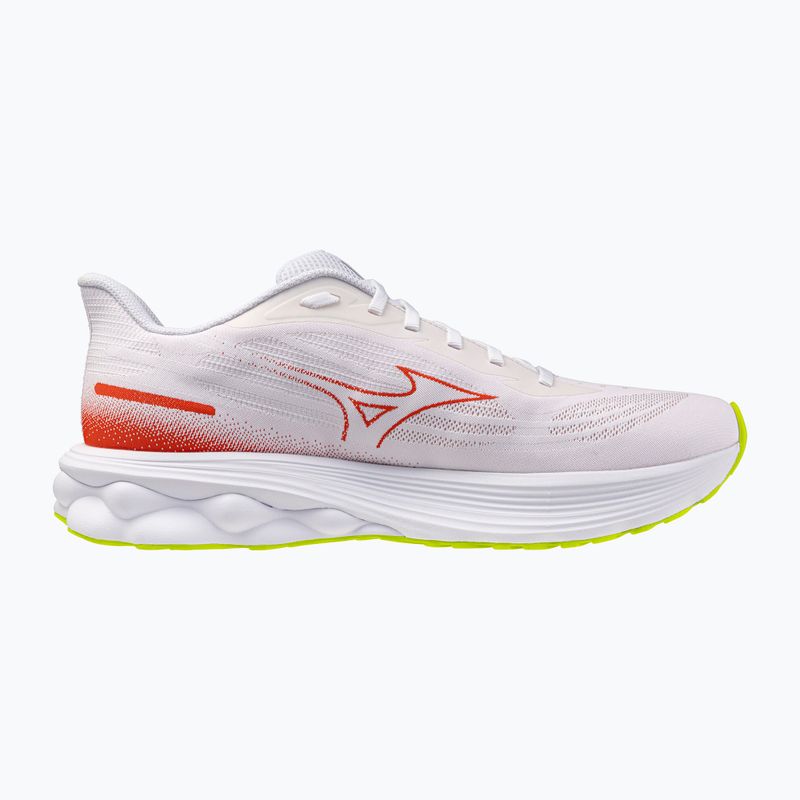 Кросівки для бігу чоловічі Mizuno Wave Skyrise 7 white/orange/evening primrose 2