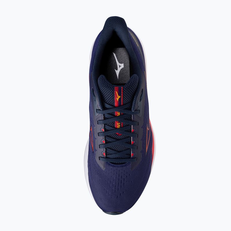 Кросівки для бігу чоловічі Mizuno Wave Ultima 17 beacon blue/tomato puree/artisan's gold 5