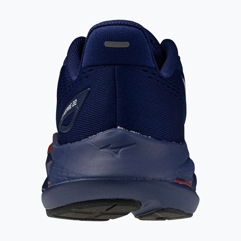 Кросівки для бігу чоловічі Mizuno Wave Inspire 22 beacon blue/tomato puree/firecracker 3