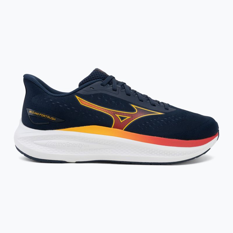 Кросівки для бігу чоловічі Mizuno Fortrush dress blues/Artisan's gold/tomato puree 2
