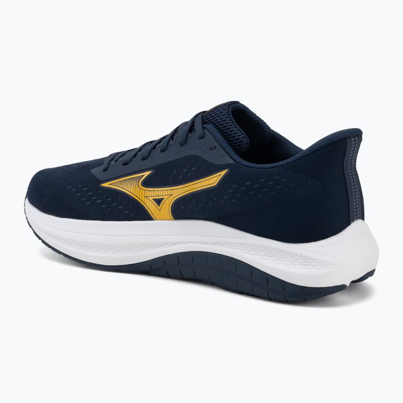 Кросівки для бігу чоловічі Mizuno Fortrush dress blues/Artisan's gold/tomato puree 3