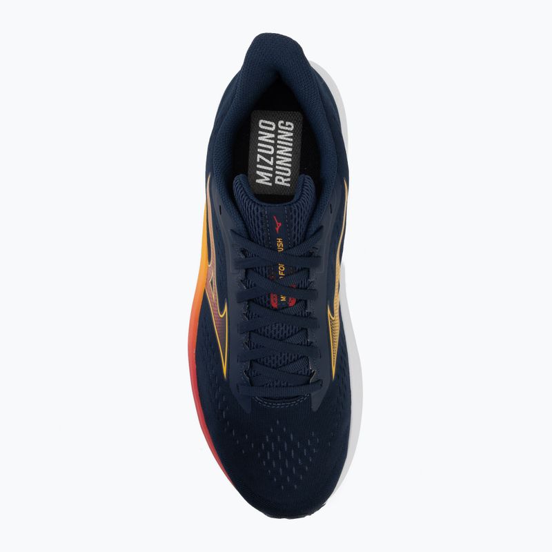 Кросівки для бігу чоловічі Mizuno Fortrush dress blues/Artisan's gold/tomato puree 5