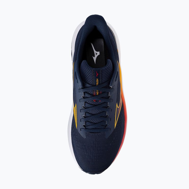 Кросівки для бігу чоловічі Mizuno Fortrush dress blues/Artisan's gold/tomato puree 5