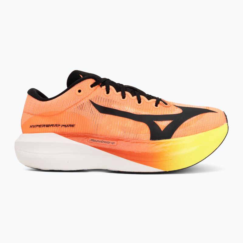 Кросівки для бігу Mizuno Hyperwarp Pure lava orange/black/lightning yellow 2