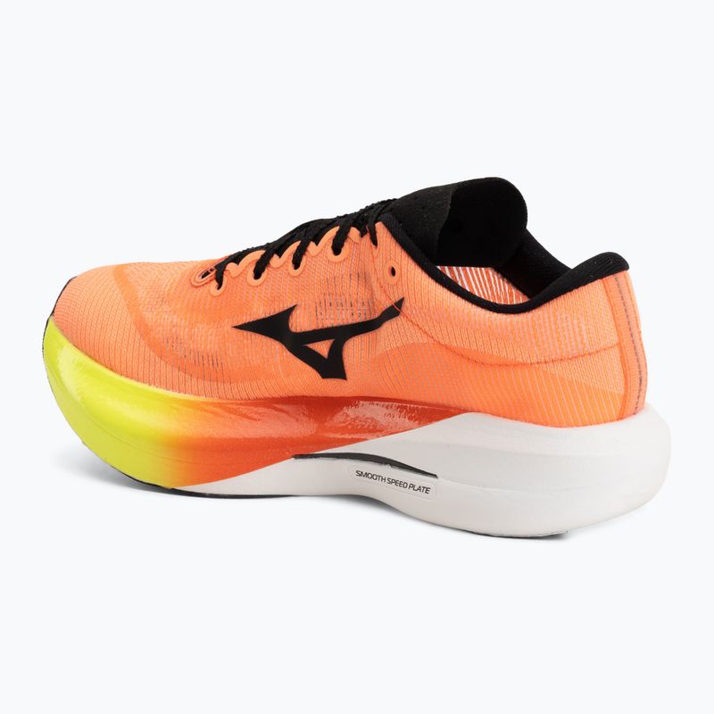 Кросівки для бігу Mizuno Hyperwarp Pure lava orange/black/lightning yellow 3