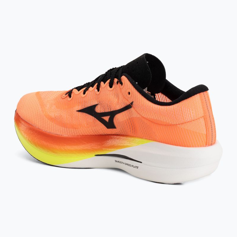 Кросівки для бігу Mizuno Hyperwarp Elite lava orange/black/lightning yellow 3