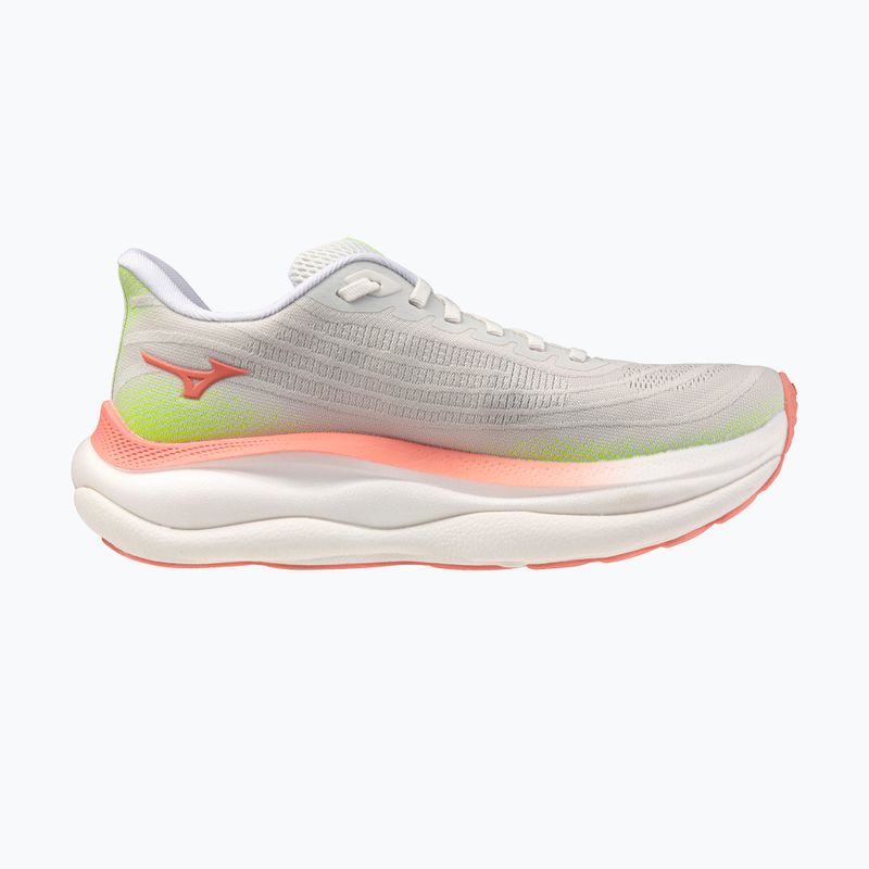 Кросівки для бігу жіночі Mizuno Wave Sky 9 gf white/desert flower/lime pulp 2