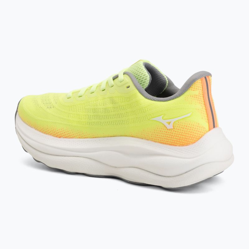 Кросівки для бігу жіночі Mizuno Wave Sky 9 lime pulp/white/flamingo coral 3