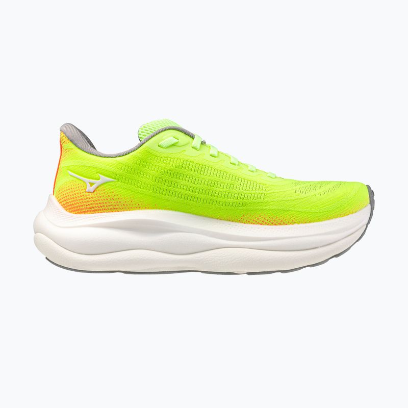 Кросівки для бігу жіночі Mizuno Wave Sky 9 lime pulp/white/flamingo coral 2
