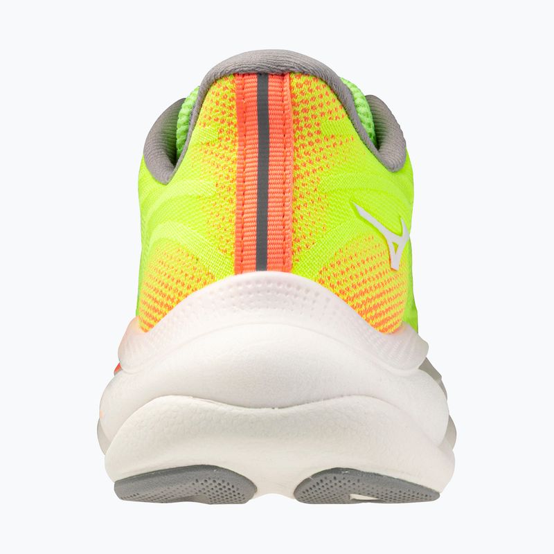 Кросівки для бігу жіночі Mizuno Wave Sky 9 lime pulp/white/flamingo coral 3