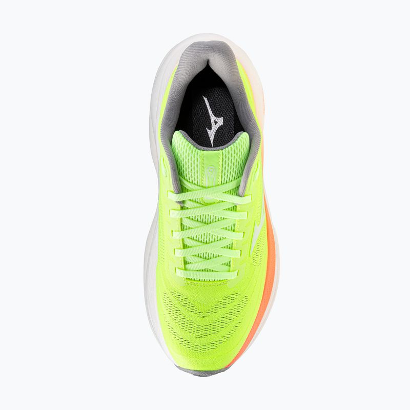Кросівки для бігу жіночі Mizuno Wave Sky 9 lime pulp/white/flamingo coral 5