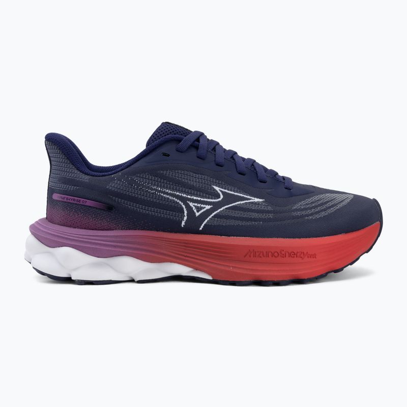 Кросівки для бігу жіночі Mizuno Wave Skyrise 7 rhodonite/white/tomato puree 2