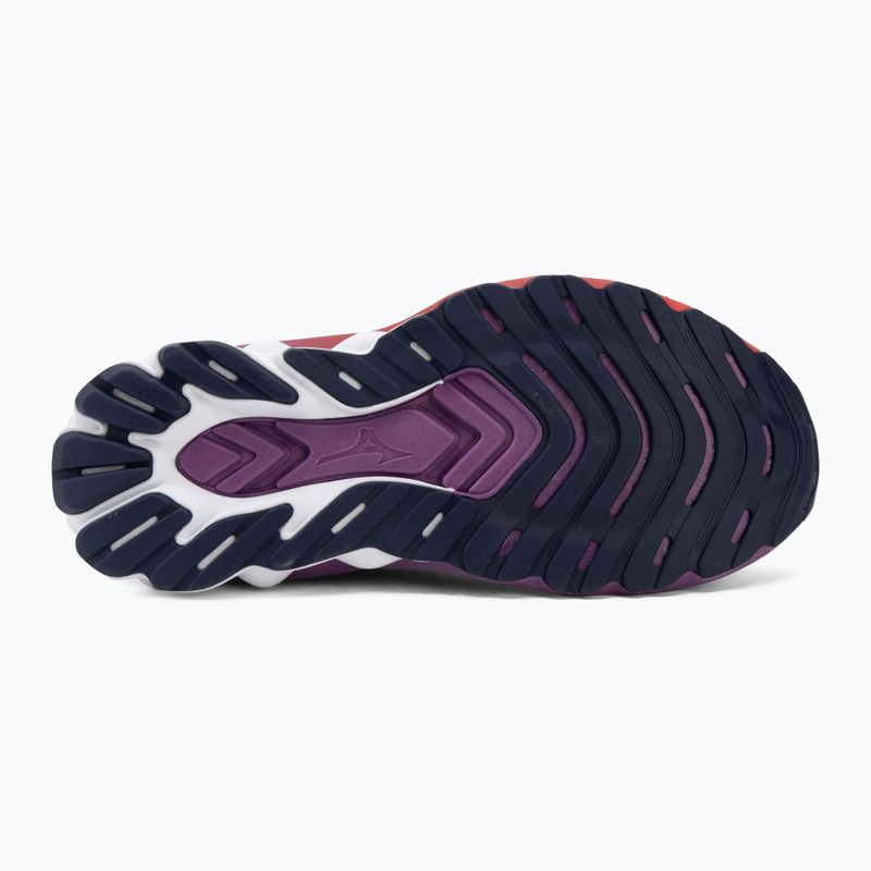 Кросівки для бігу жіночі Mizuno Wave Skyrise 7 rhodonite/white/tomato puree 4