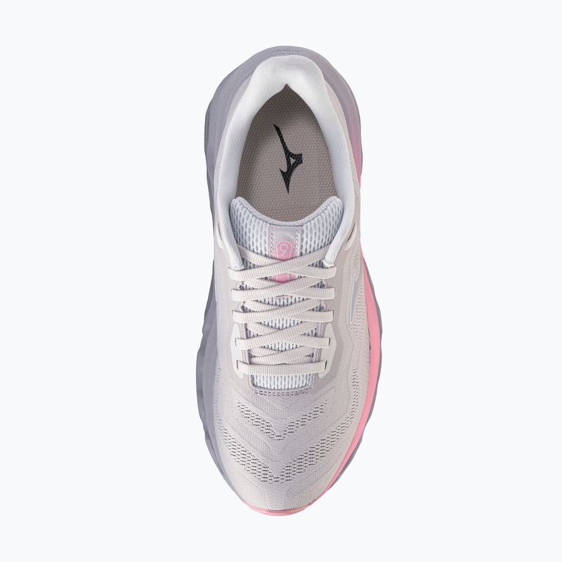 Кросівки для бігу жіночі Mizuno Wave Horizon 9 lilac hint/dapple gray/pink drink 5