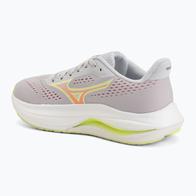 Кросівки для бігу жіночі Mizuno Wave Inspire 22 cloudscape/desert flower/lime pulp 3