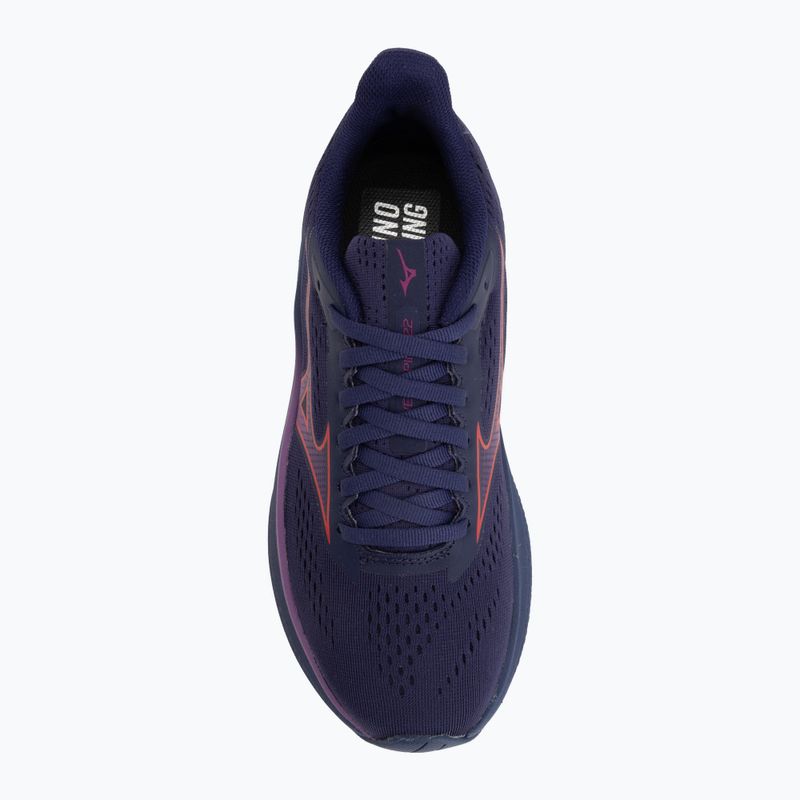 Кросівки для бігу жіночі Mizuno Wave Inspire 22 rhodonite/tomato puree/dahlia 5