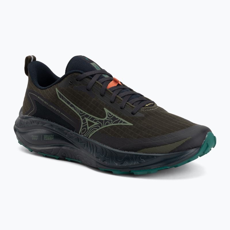 Кросівки для бігу чоловічі Mizuno Neo Lumina Gtx forest night/sea spray/vulcan