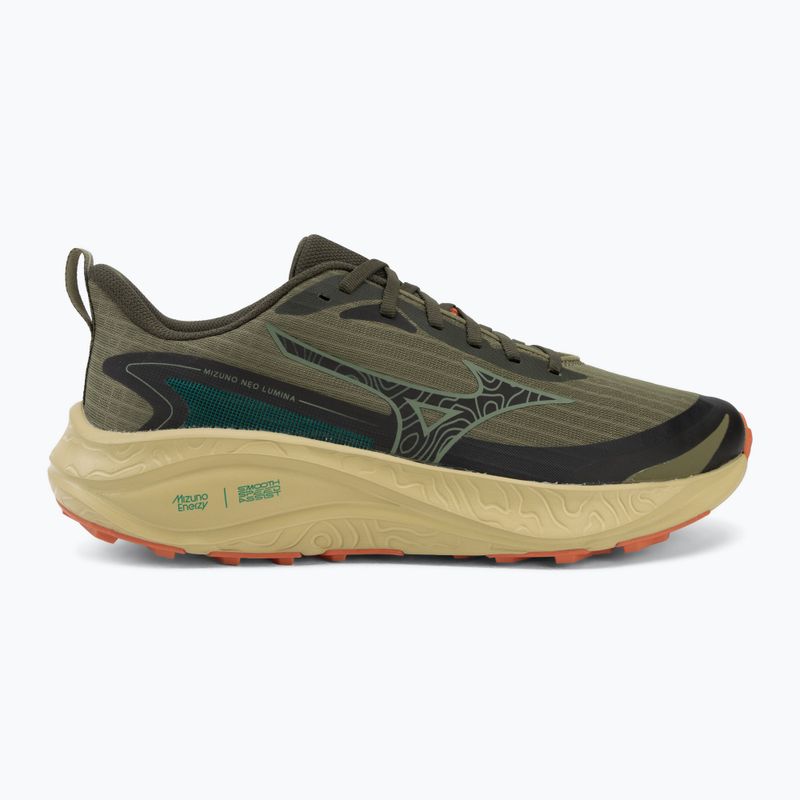 Кросівки для бігу чоловічі Mizuno Neo Lumina martini olive/forest night/ginger 2