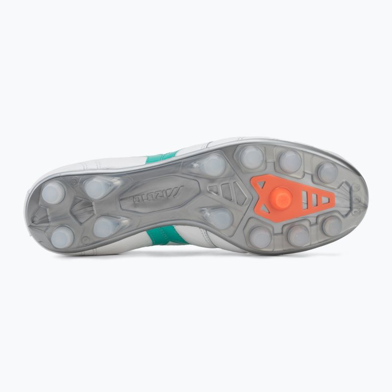 Кросівки футбольні Mizuno Morelia II Japan FG white/arcadia/lava orange 4