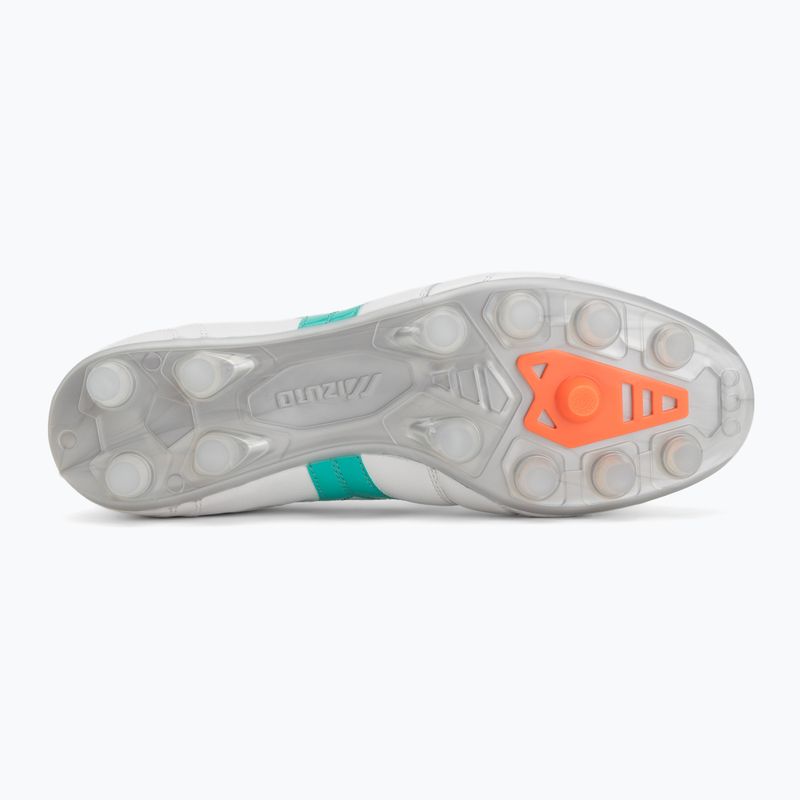 Кросівки футбольні Mizuno Morelia II Elite FG white/arcadia/lava orange 4