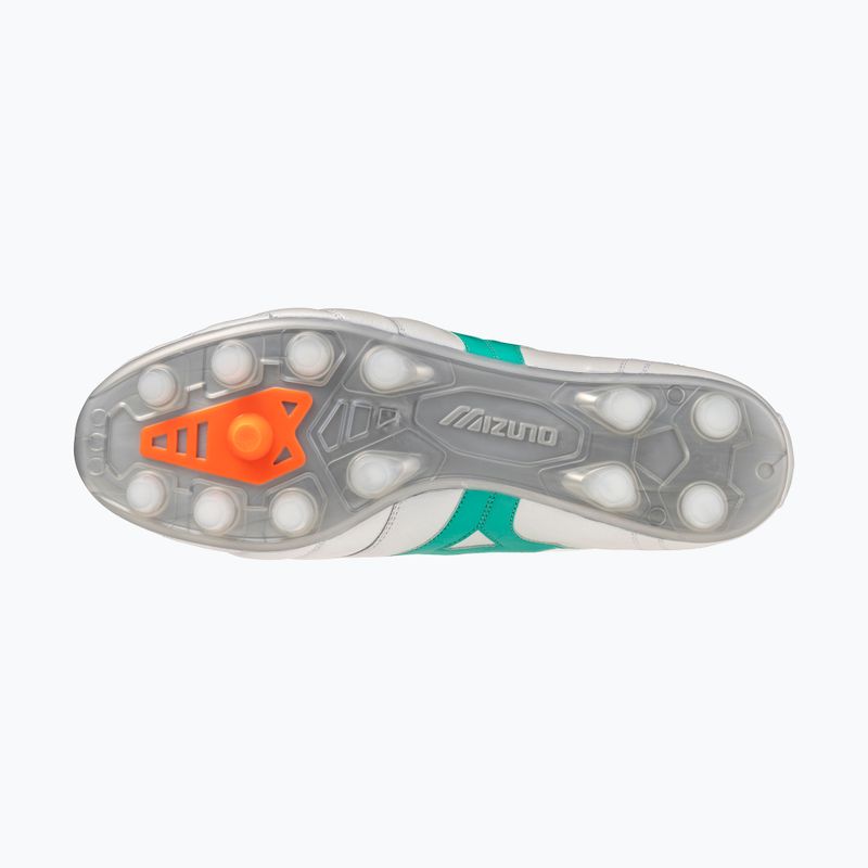 Кросівки футбольні Mizuno Morelia II Elite FG white/arcadia/lava orange 4