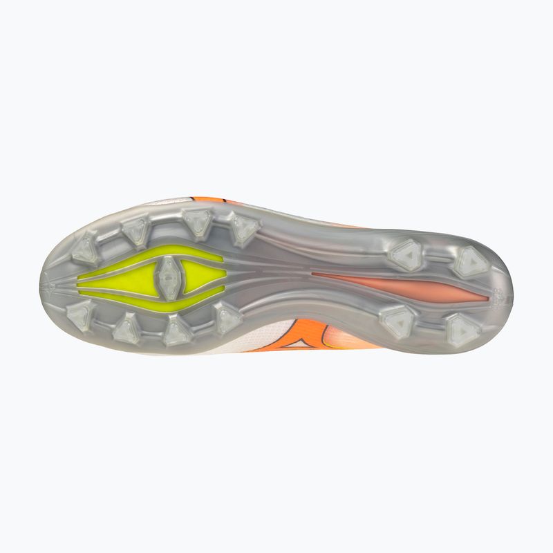 Кросівки футбольні Mizuno Alpha III Japan FG white/lava orange/evening primrose 2