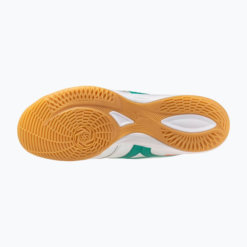 Кросівки футбольні Mizuno Morelia Sala Pro IN white/arcadia/lava orange 2