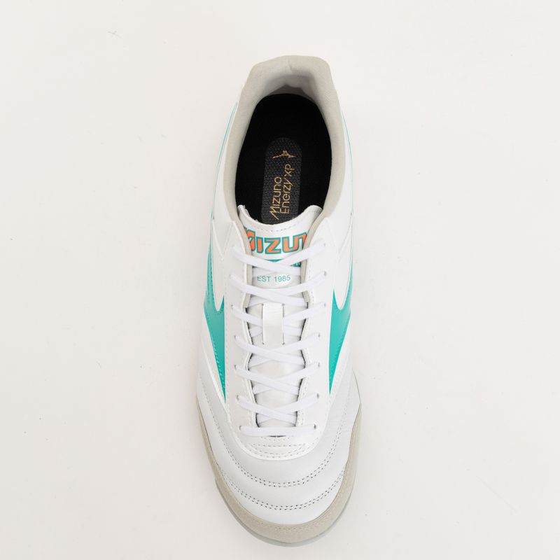 Кросівки футбольні Mizuno Morelia Sala Elite TF white/arcadia/lava orange 5